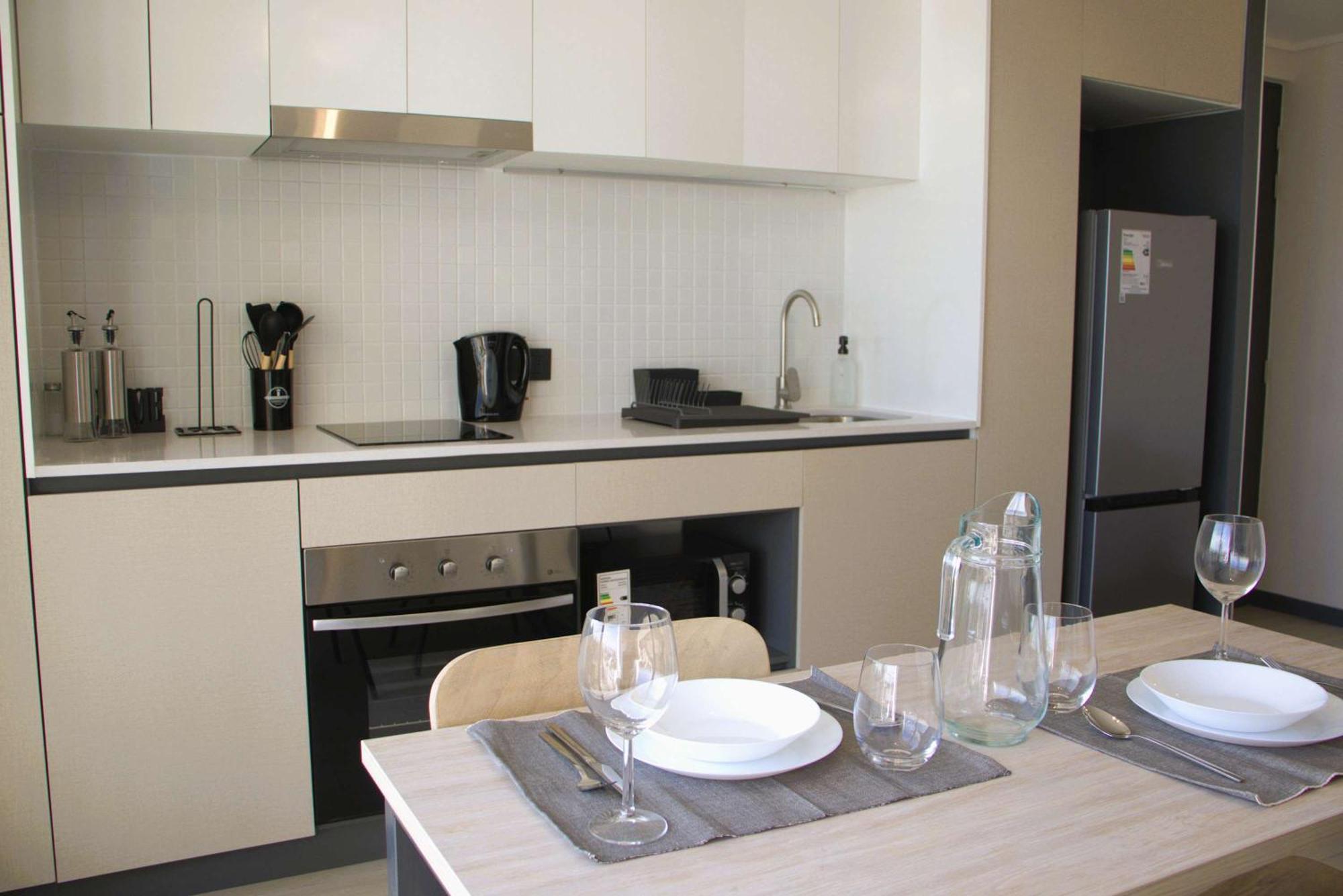 Apartamento Hom I 1d1b Con Hermosa Vista Metro Parque Almagro Cs907 *