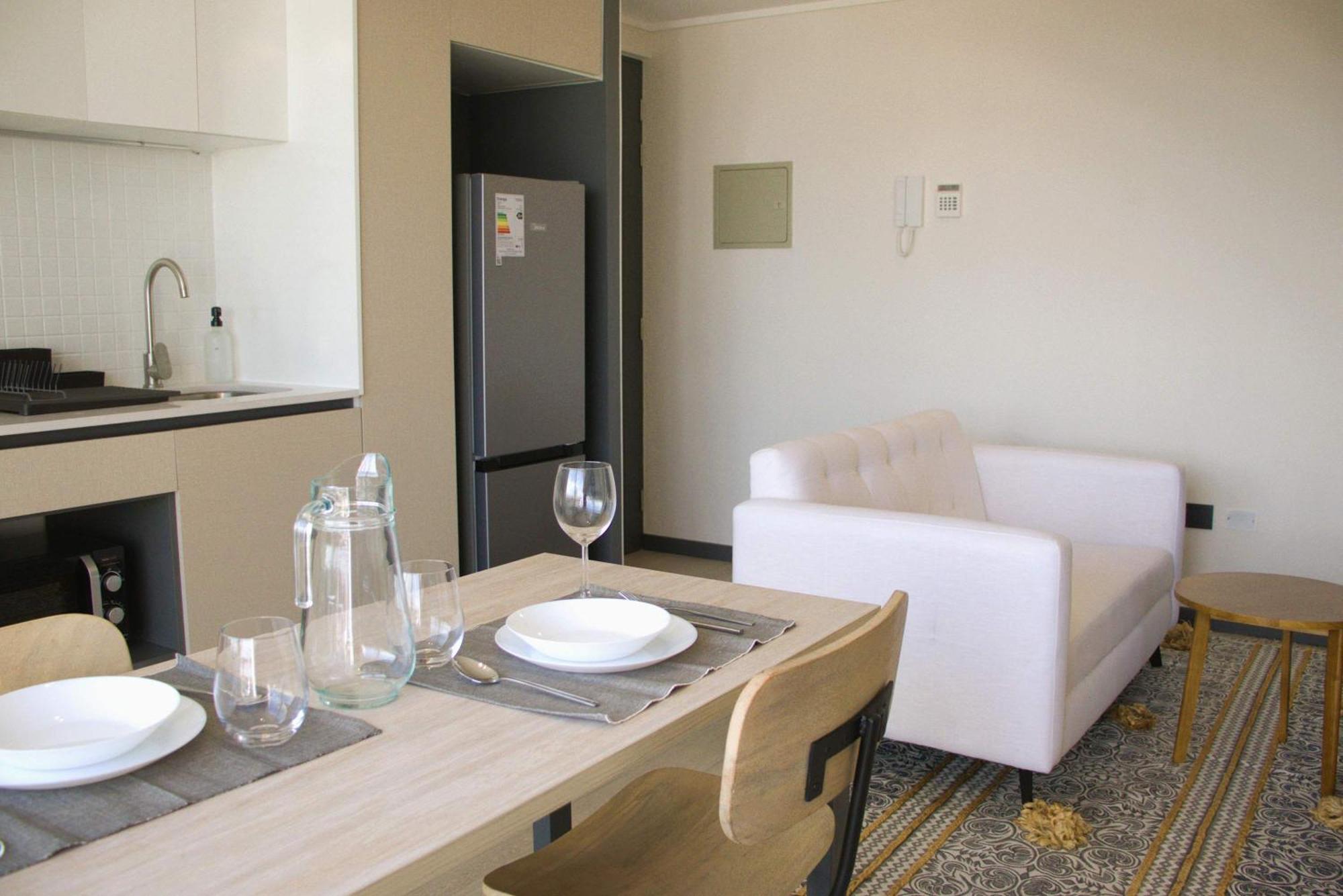 Hom I 1d1b Con Hermosa Vista Metro Parque Almagro Cs907 Apartamento Santiago