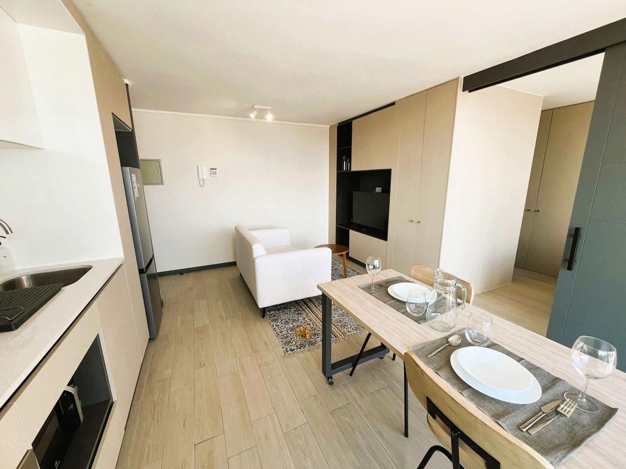 Hom I 1d1b Con Hermosa Vista Metro Parque Almagro Cs907 Apartamento