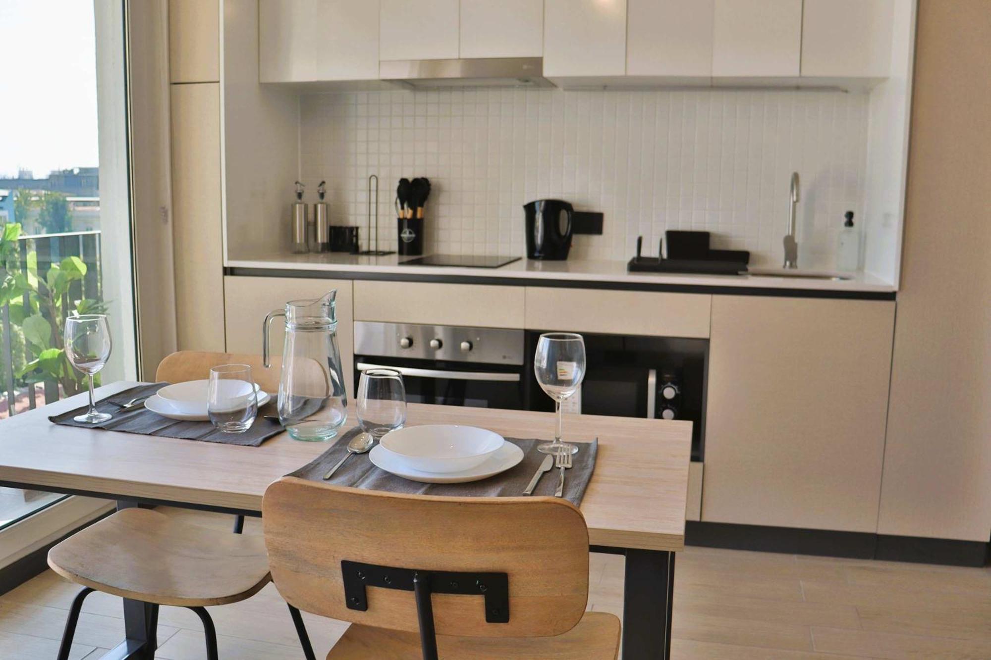 Hom I 1d1b Con Hermosa Vista Metro Parque Almagro Cs907 Apartamento