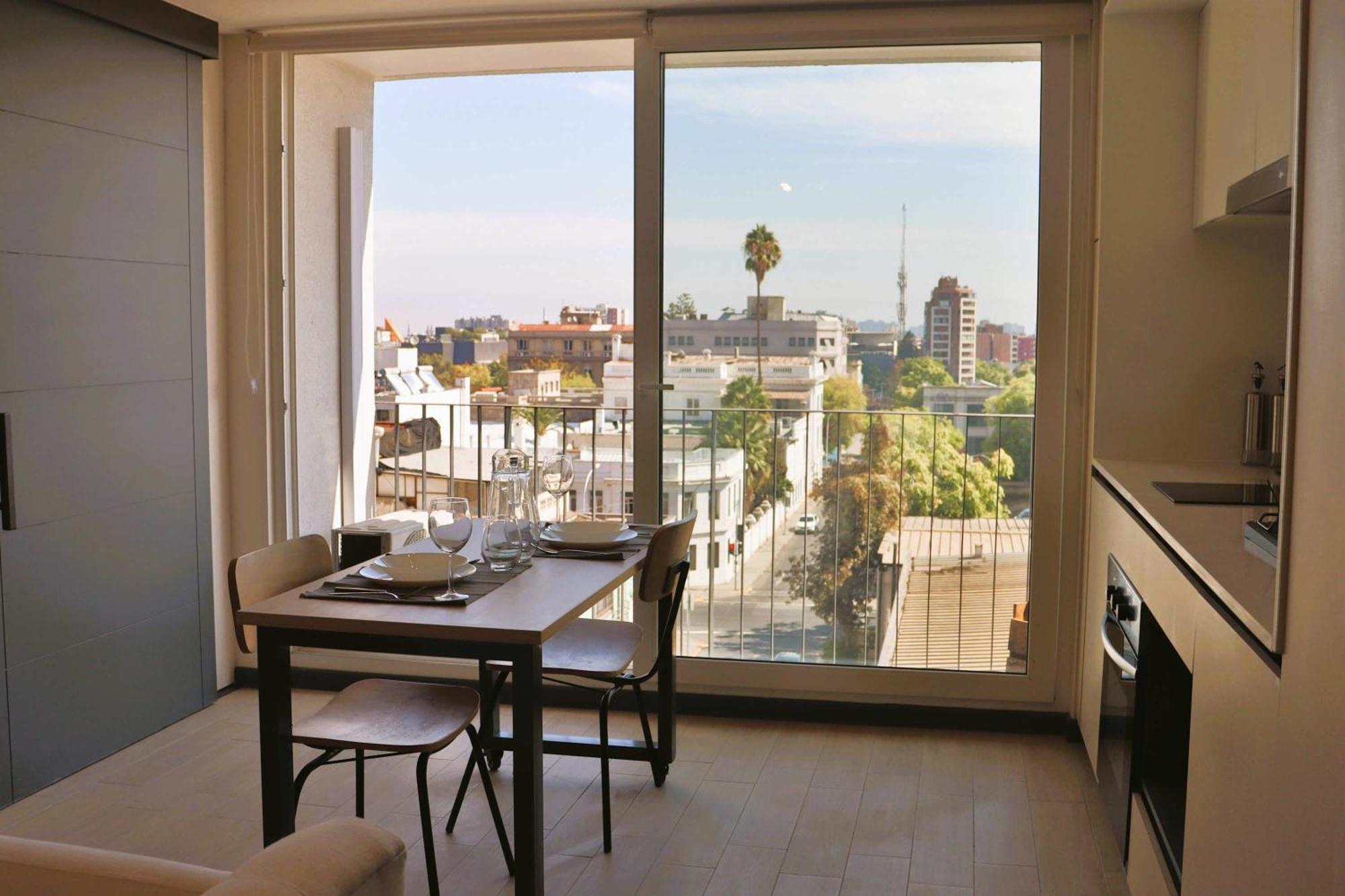 Hom I 1d1b Con Hermosa Vista Metro Parque Almagro Cs907 Apartamento Santiago