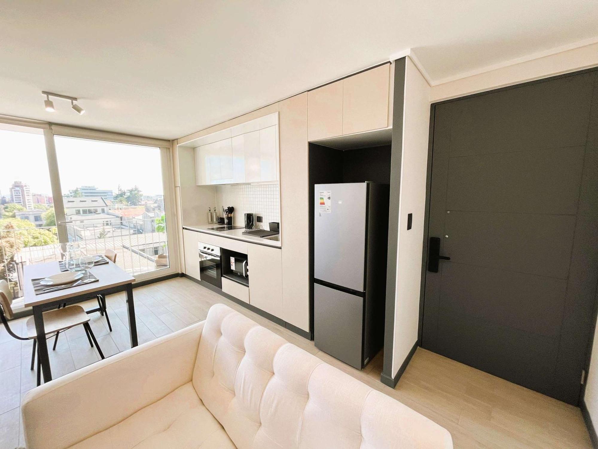 Apartamento Hom I 1d1b Con Hermosa Vista Metro Parque Almagro Cs907